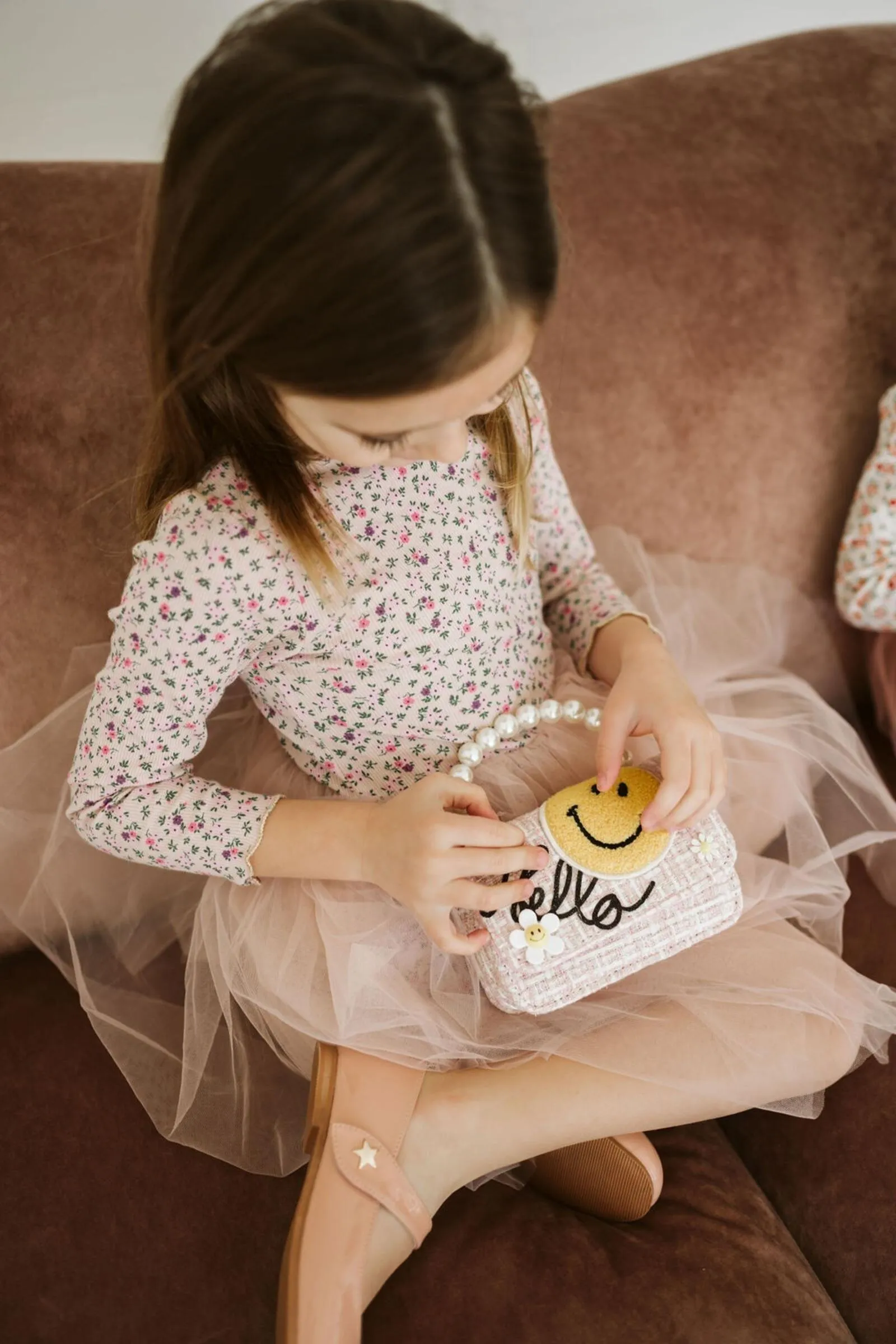 Tutu Dress | Long Sleeve Poppy Print | Petite Hailey